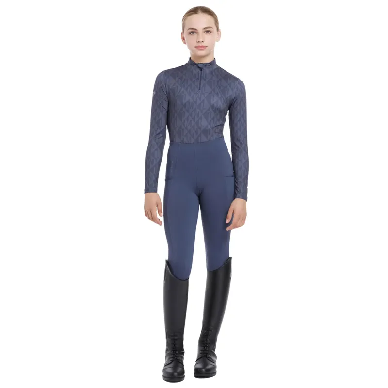 LeMieux Young Rider Clea Base Layer - Dusk Blue-3