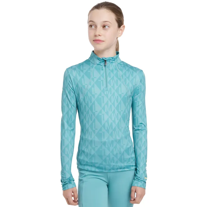 LeMieux Young Rider Clea Base Layer - Lagoon-1