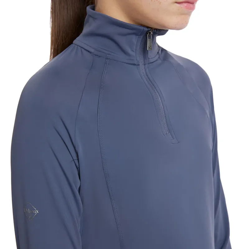LeMieux Young Rider Hope Lightweight Base Layer - Dusk Blue-3
