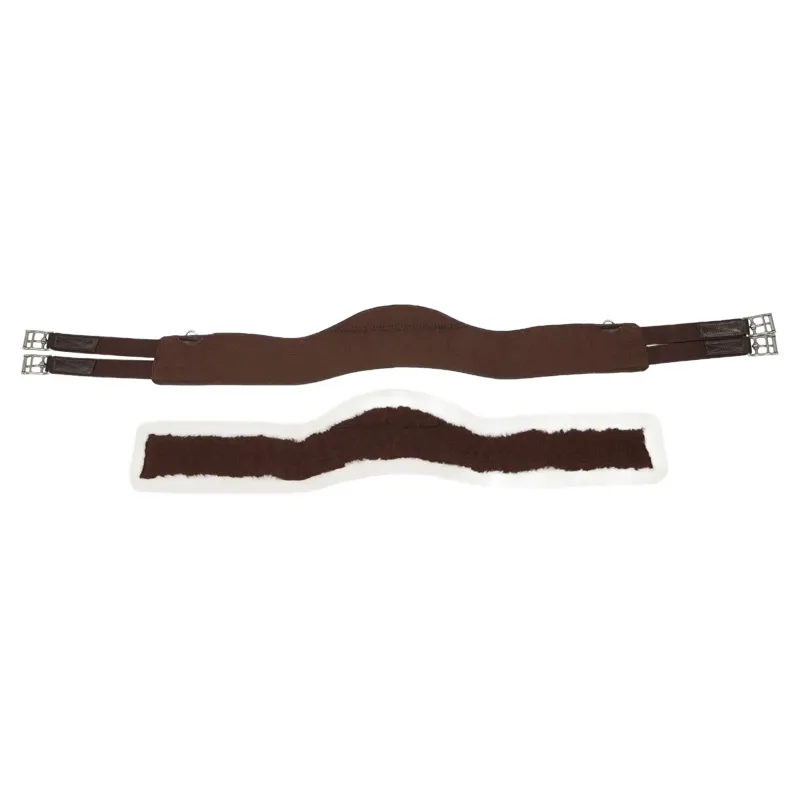 LeMieux Hunter Girth with Detachable Merino+ Liner - Havana-1