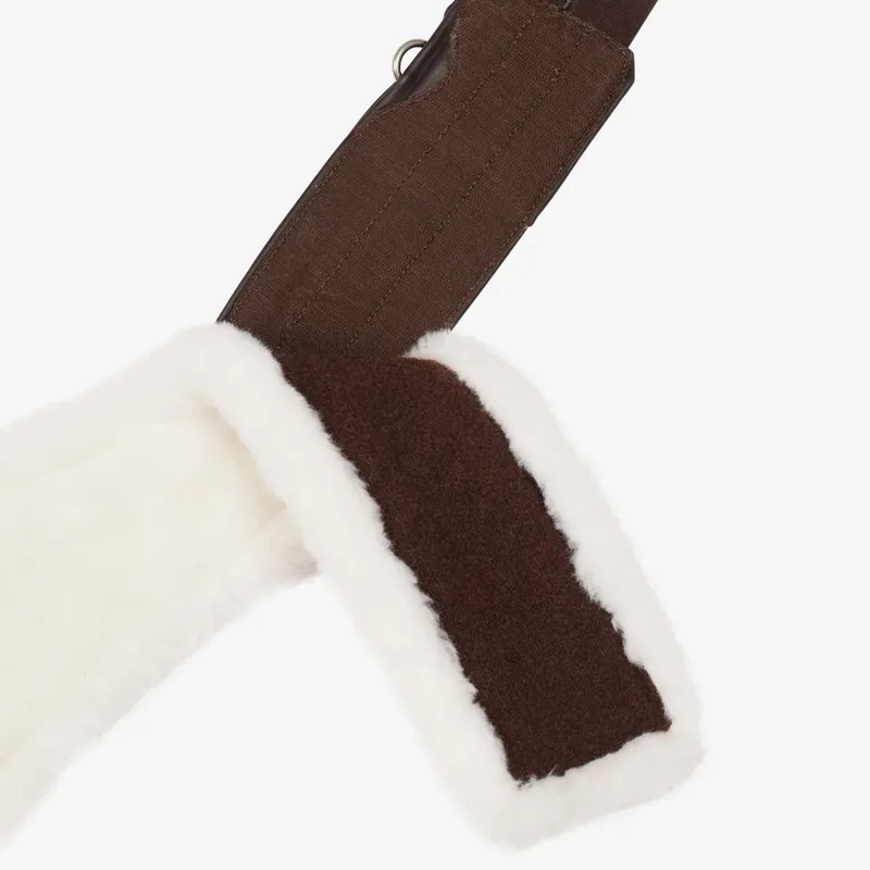 LeMieux Hunter Girth with Detachable Merino+ Liner - Havana-2