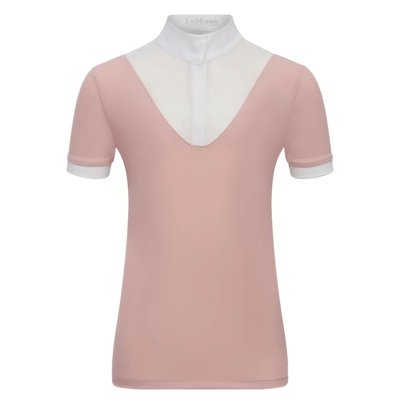 LeMieux Young Rider Eva Short Sleeve Show Shirt - Blossom