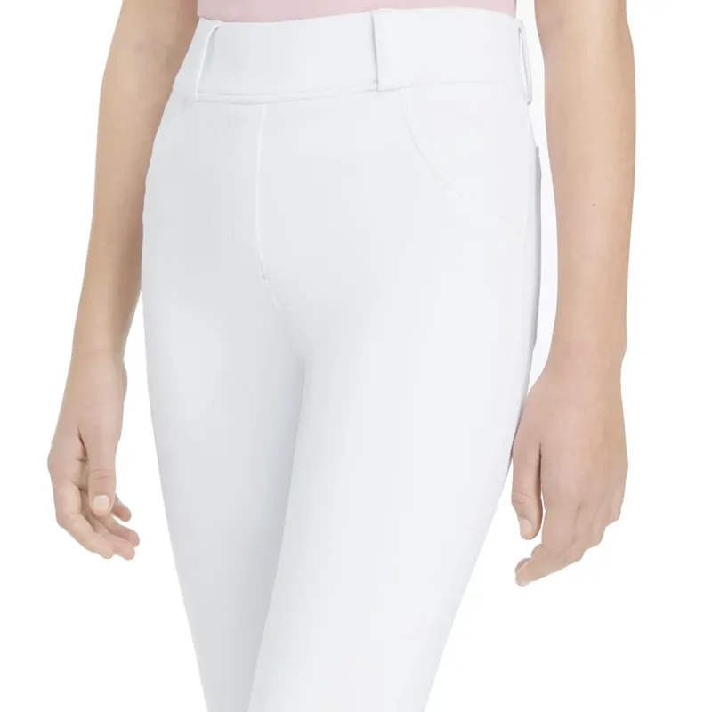LeMieux Young Rider Remi Breggings - White-3