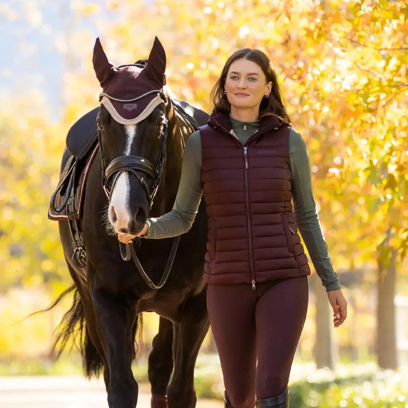 LeMieux Loire Fly Hood  - Damson-1