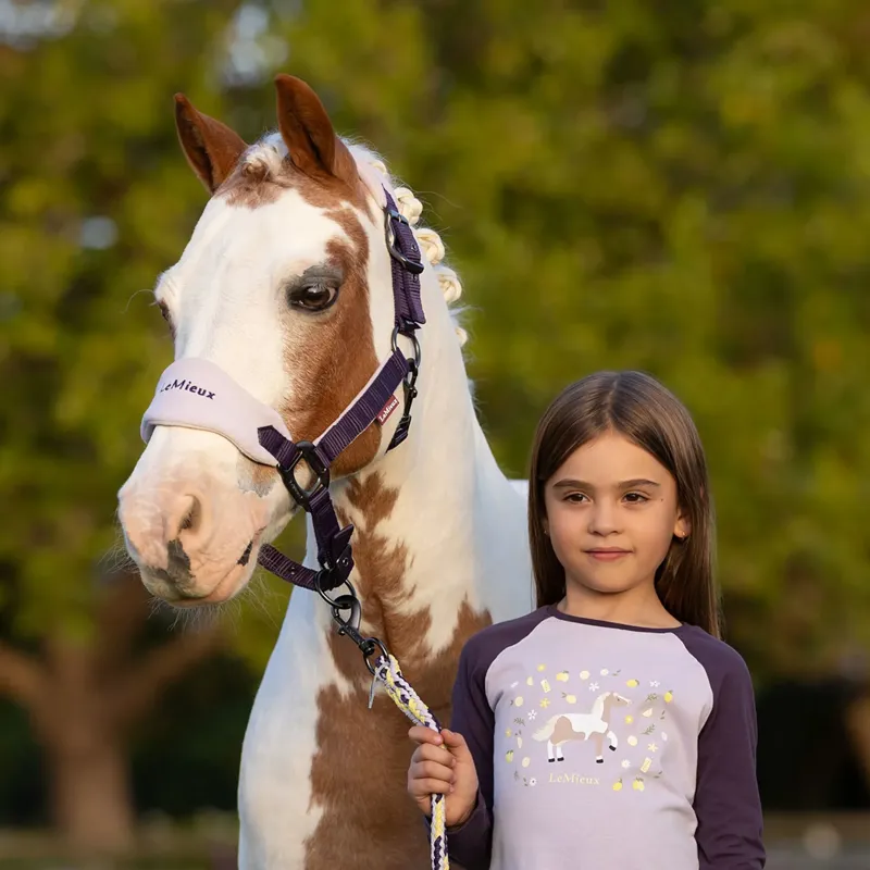 LeMieux Mini Vogue Headcollar and Leadrope - Juniper-2