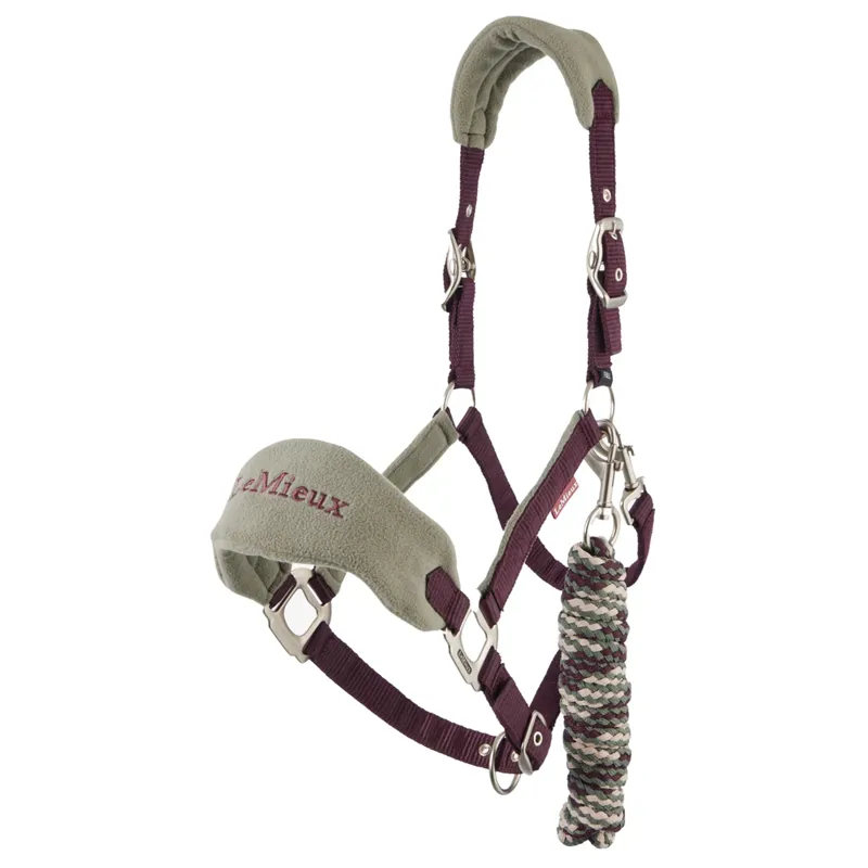 LeMieux Vogue Headcollar and Leadrope - Damson