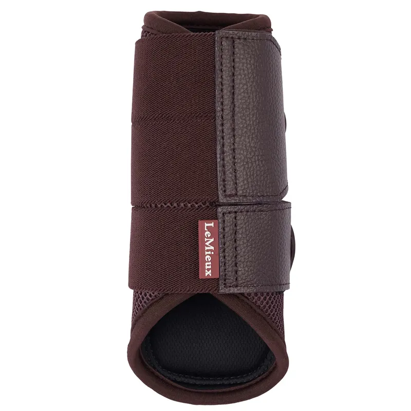 LeMieux Arika Mesh Brushing Boots - Damson-1