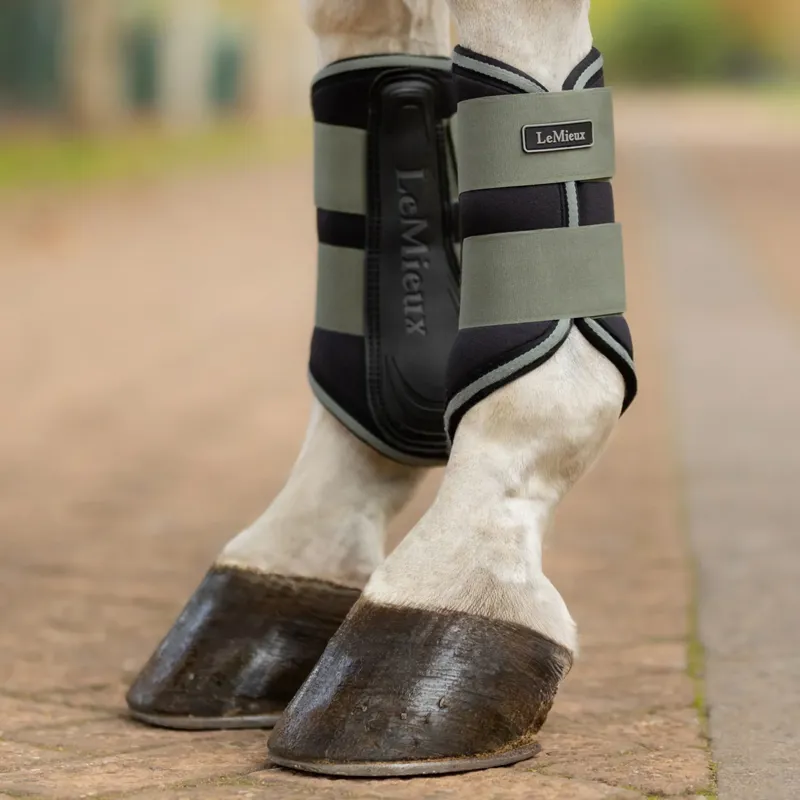 LeMieux Grafter Brushing Boots - Rosemary-2