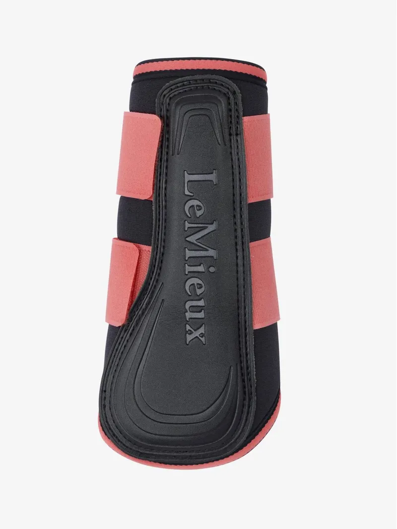 LeMieux Mini Grafter Brushing Boots - Cranberry-1