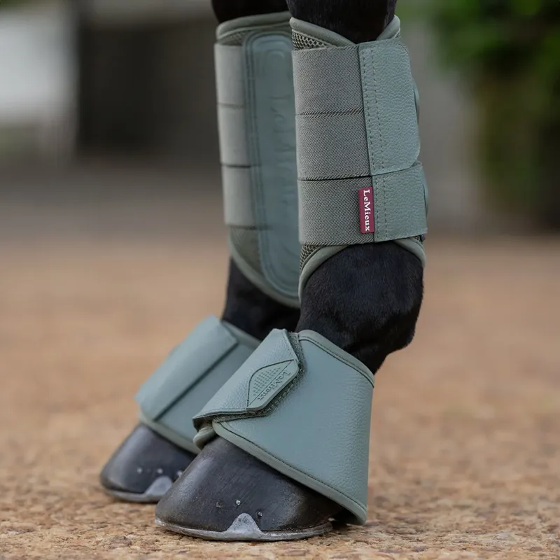 LeMieux Arika Over Reach Boots - Rosemary-1