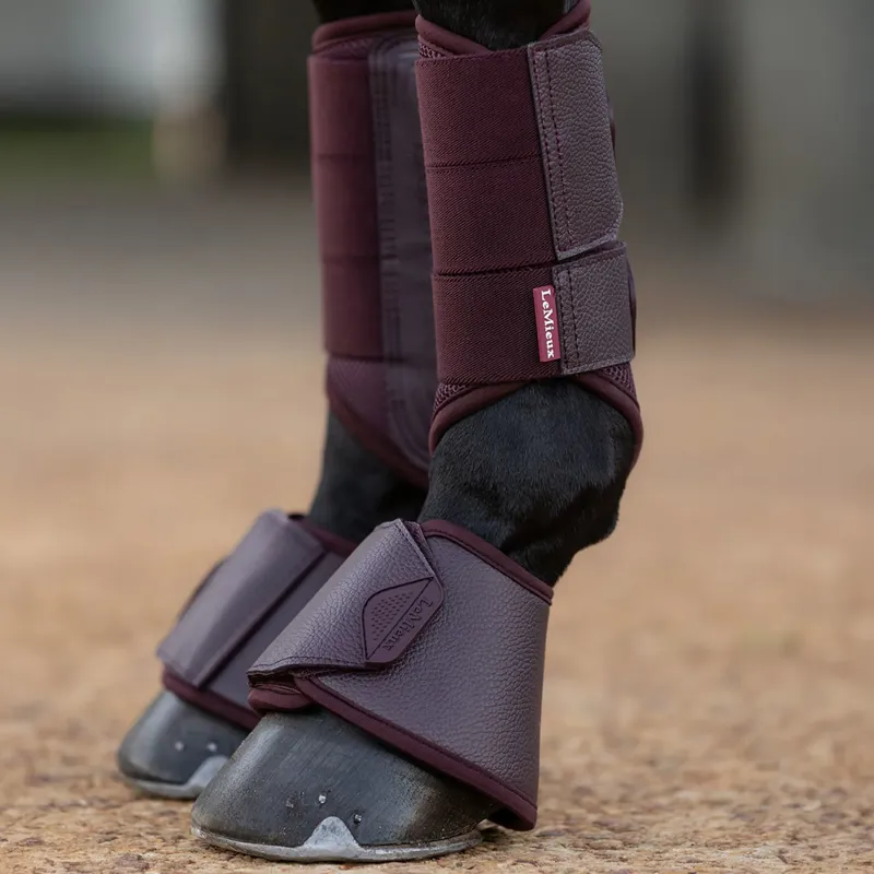 LeMieux Arika Over Reach Boots - Damson-1