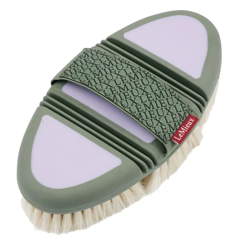 LeMieux Flexi Goat Hair Body Brush - Lilac