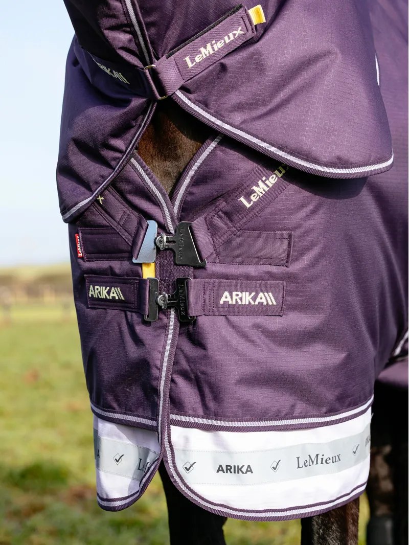LeMieux Arika Ripstop 0g Turnout Rug - Juniper-4
