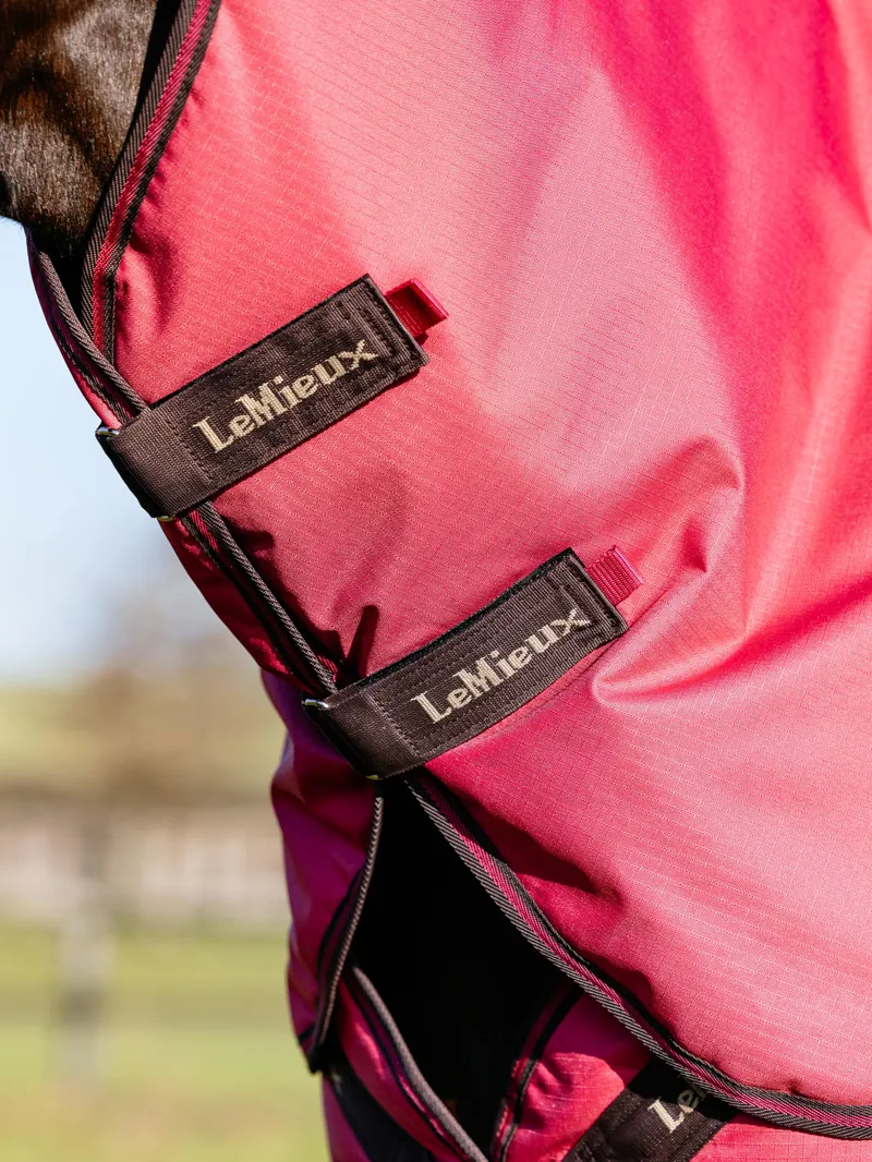 LeMieux Arika Ripstop 200g Turnout Rug - Cranberry-7