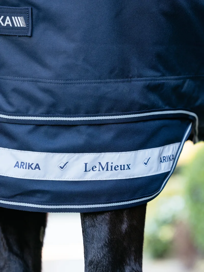 LeMieux Arika Storm-Tek 350g Turnout Rug - Navy-4