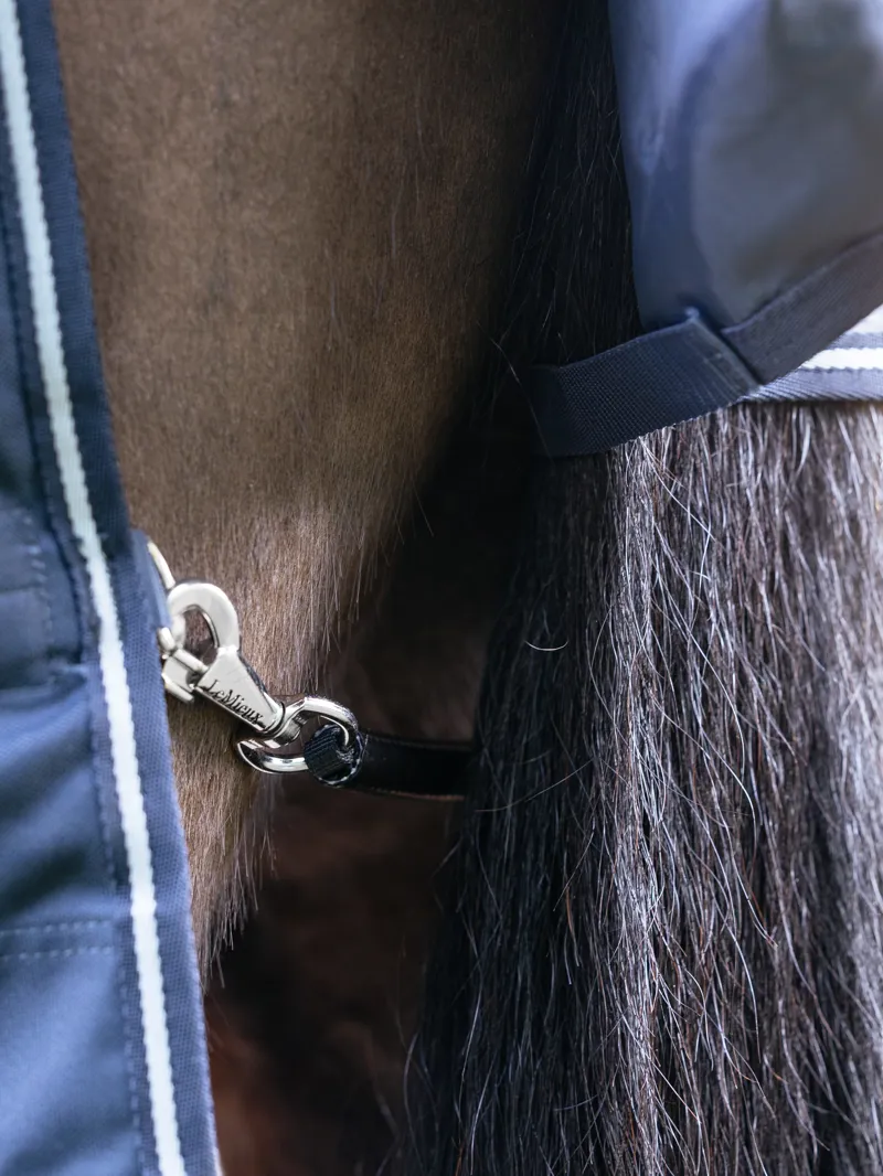 LeMieux Arika Storm-Tek 350g Turnout Rug - Navy-5