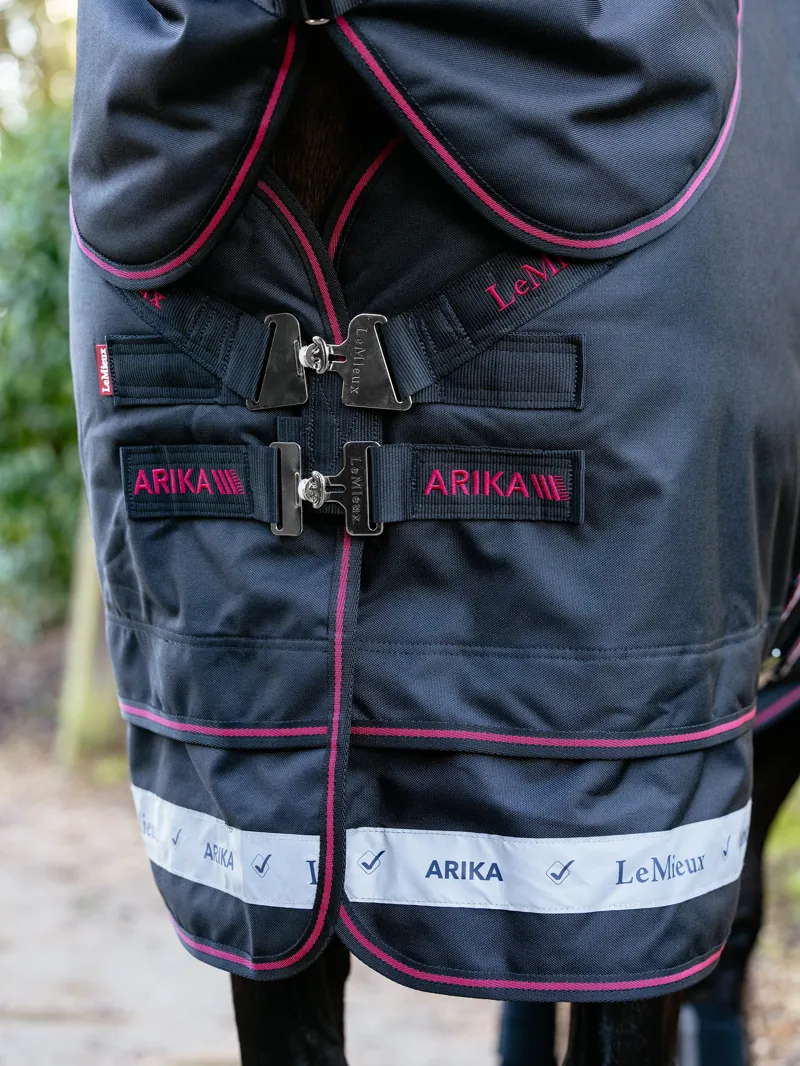 LeMieux Arika Storm-Tek 350g Turnout Rug - Black-5