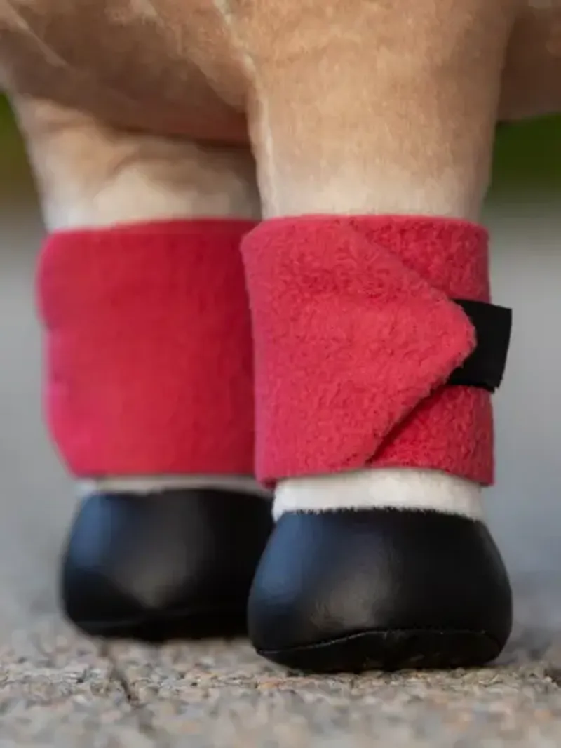 LeMieux Toy Pony Bandages - Cranberry-1