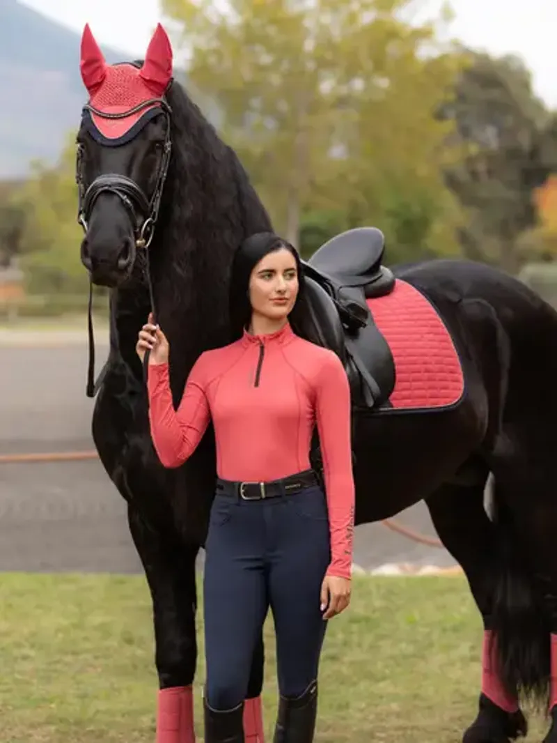 LeMieux Classique Base Layer - Cranberry-3