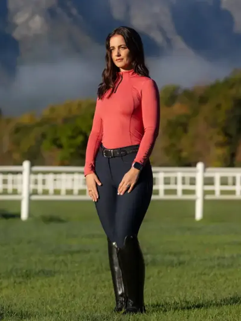 LeMieux Classique Base Layer - Cranberry-4