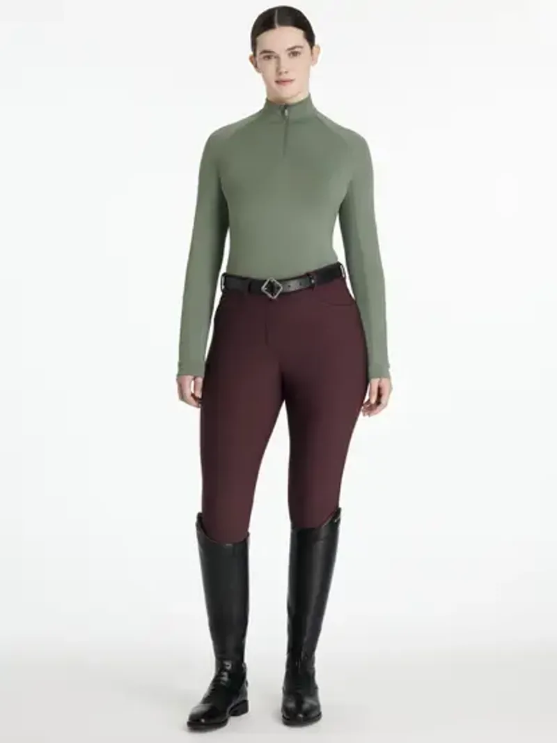 LeMieux Halle Ladies Lightweight Base Layer - Rosemary-2