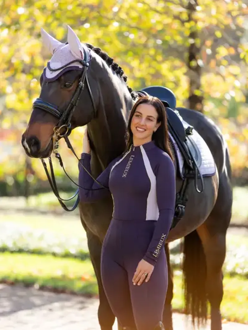 LeMieux Philippa Mesh Base Layer - Juniper-5