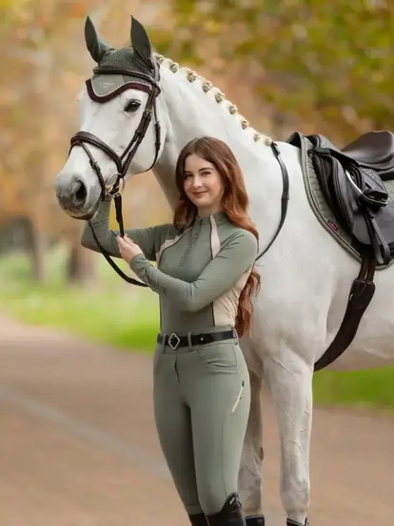 LeMieux Philippa Mesh Base Layer - Rosemary-3