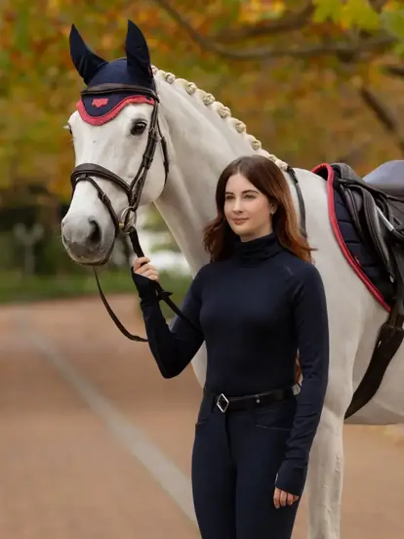 LeMieux Sara Snood Base Layer - Navy-4