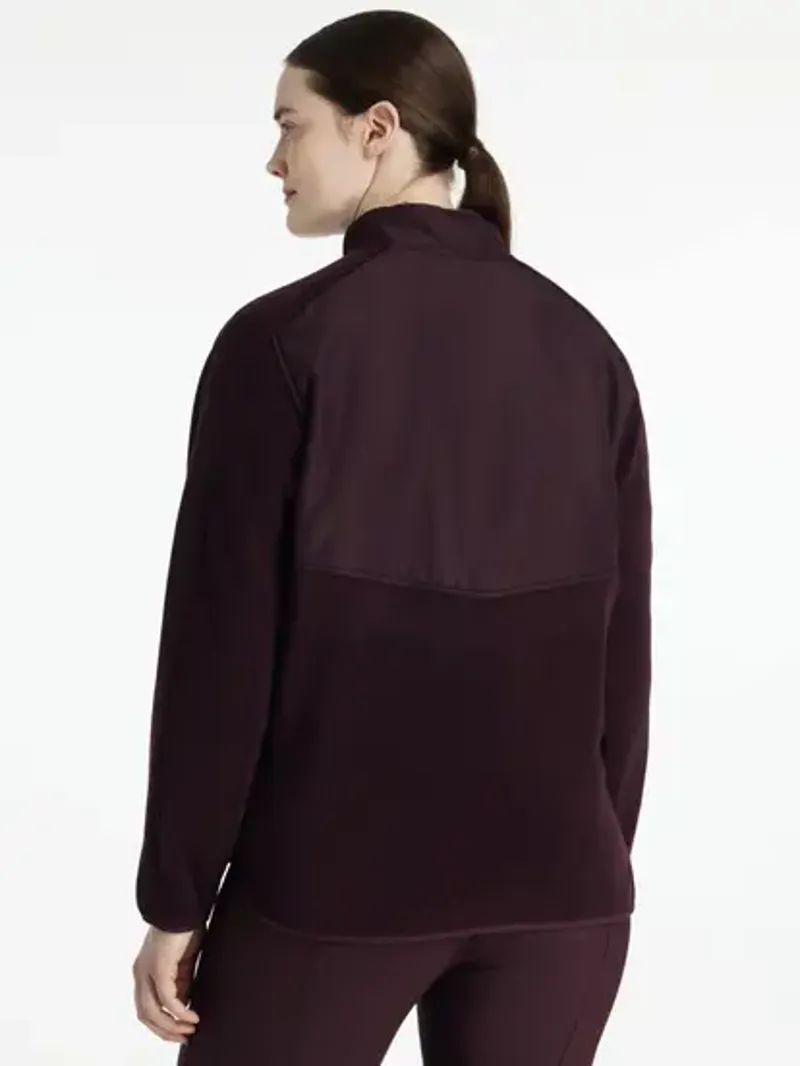 LeMieux Clara Hybrid Fleece - Damson-1