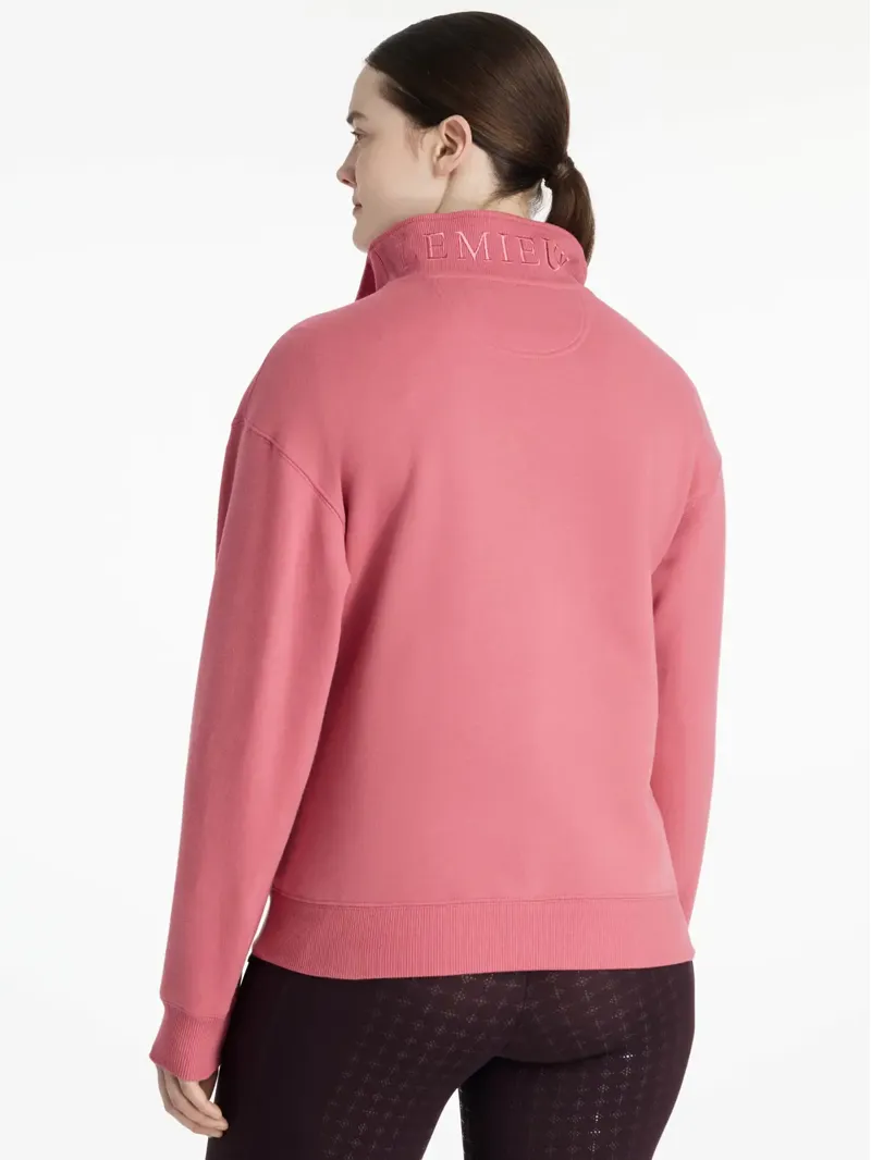 LeMieux Keira Quarter Zip Sweat - Cranberry-2