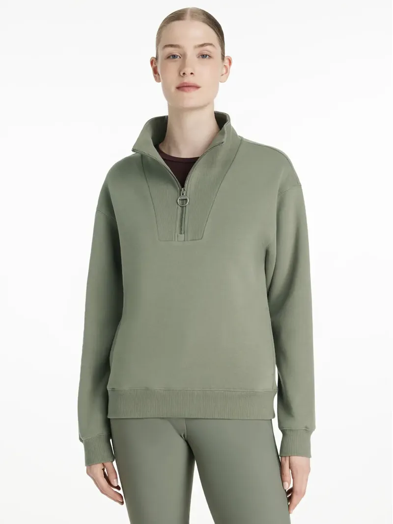 LeMieux Keira Quarter Zip Sweat - Rosemary-1