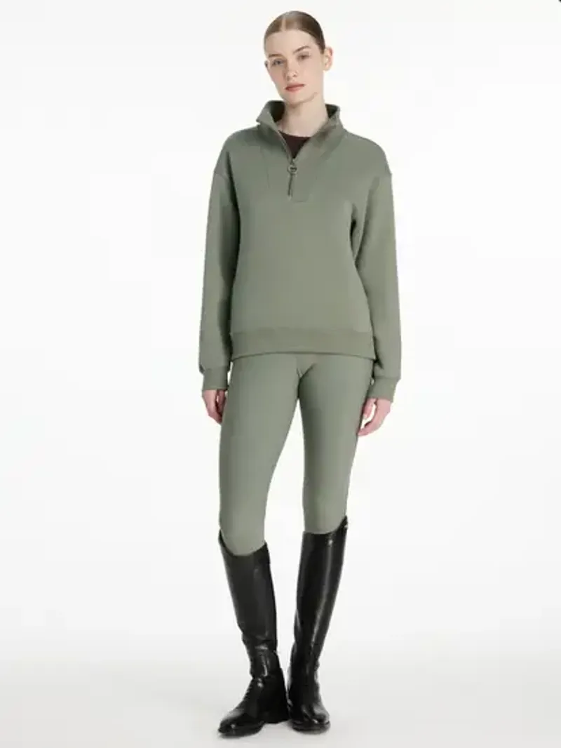 LeMieux Keira Quarter Zip Sweat - Rosemary