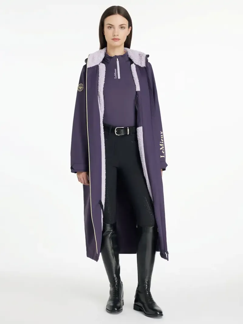 LeMieux Ladies Waterproof HydroShield Robe Coat - Juniper-1