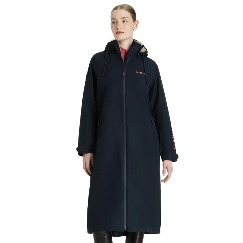 LeMieux Ladies HydroShield Robe - Navy-1