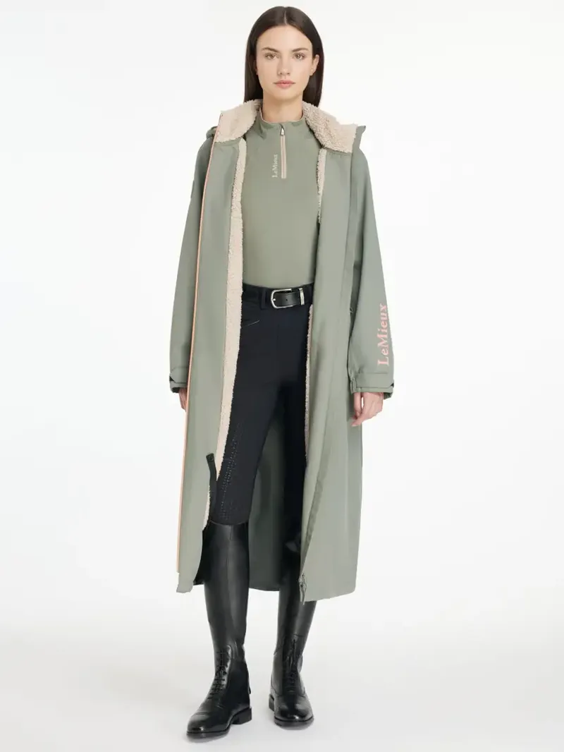 LeMieux Ladies Waterproof HydroShield Robe Coat - Rosemary-3
