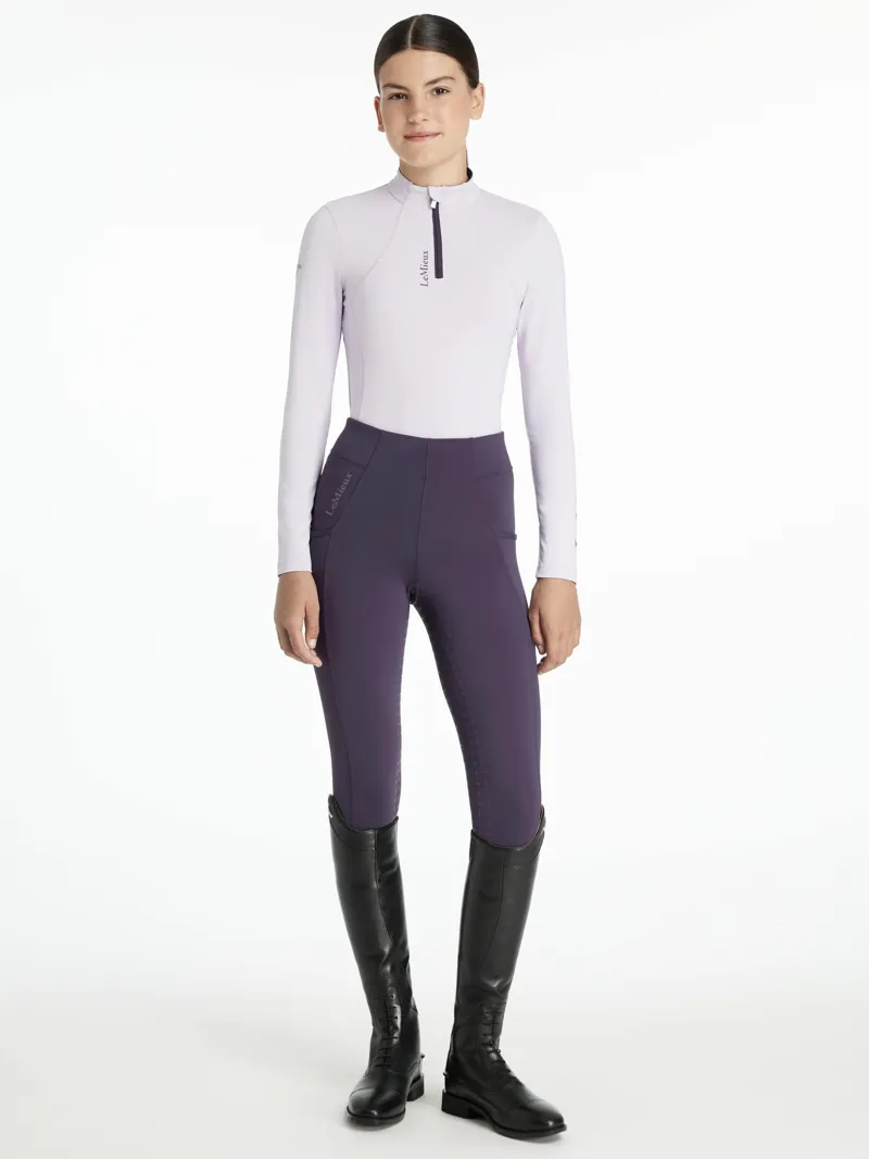 LeMieux Young Rider Classique Base Layer UV50 - Lilac-3
