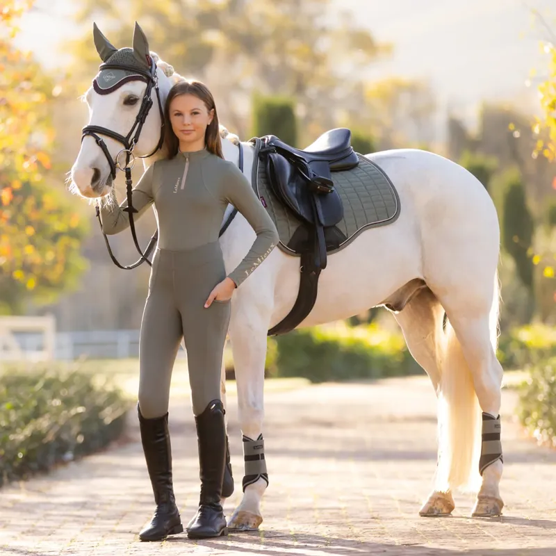 LeMieux Young Rider Classique Base Layer UV50 - Rosemary-2