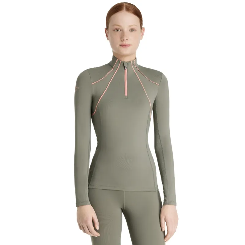 LeMieux Young Rider Mia Mesh Base Layer - Rosemary