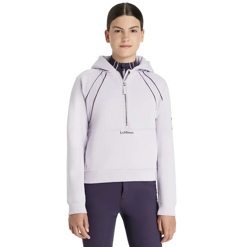 Lemieux Young Rider Hettie Half Zip Hoodie - Lilac-1