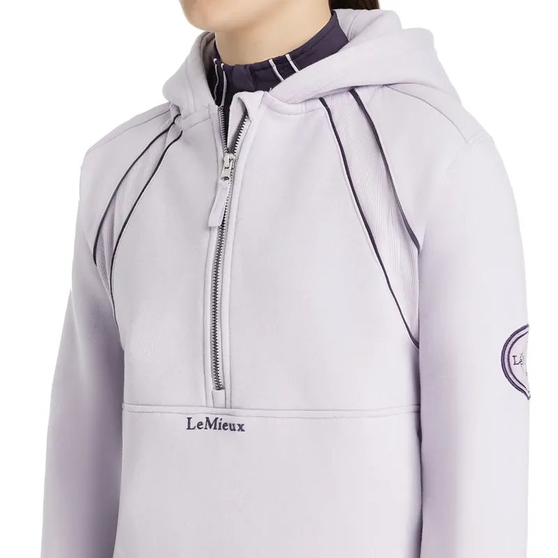 Lemieux Young Rider Hettie Half Zip Hoodie - Lilac-3
