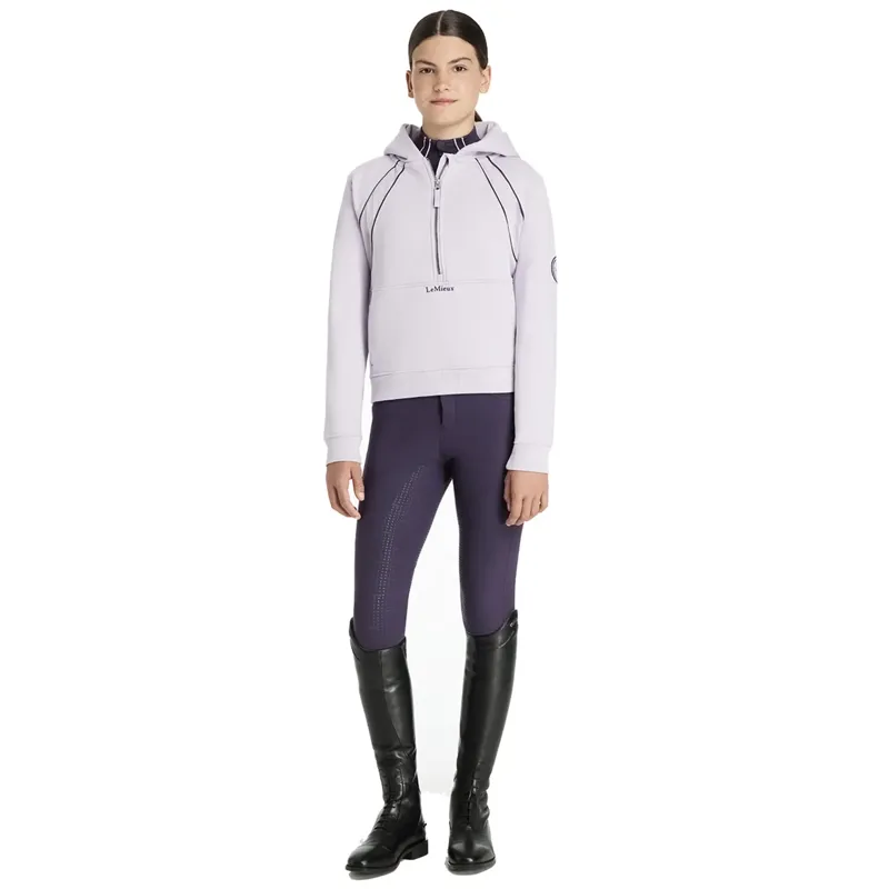 Lemieux Young Rider Hettie Half Zip Hoodie - Lilac-4