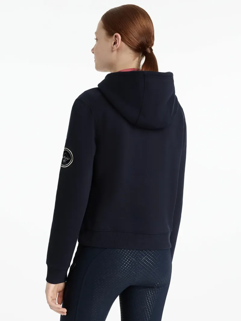 LeMieux Young Rider Hettie Half Zip Hoodie - Navy-2