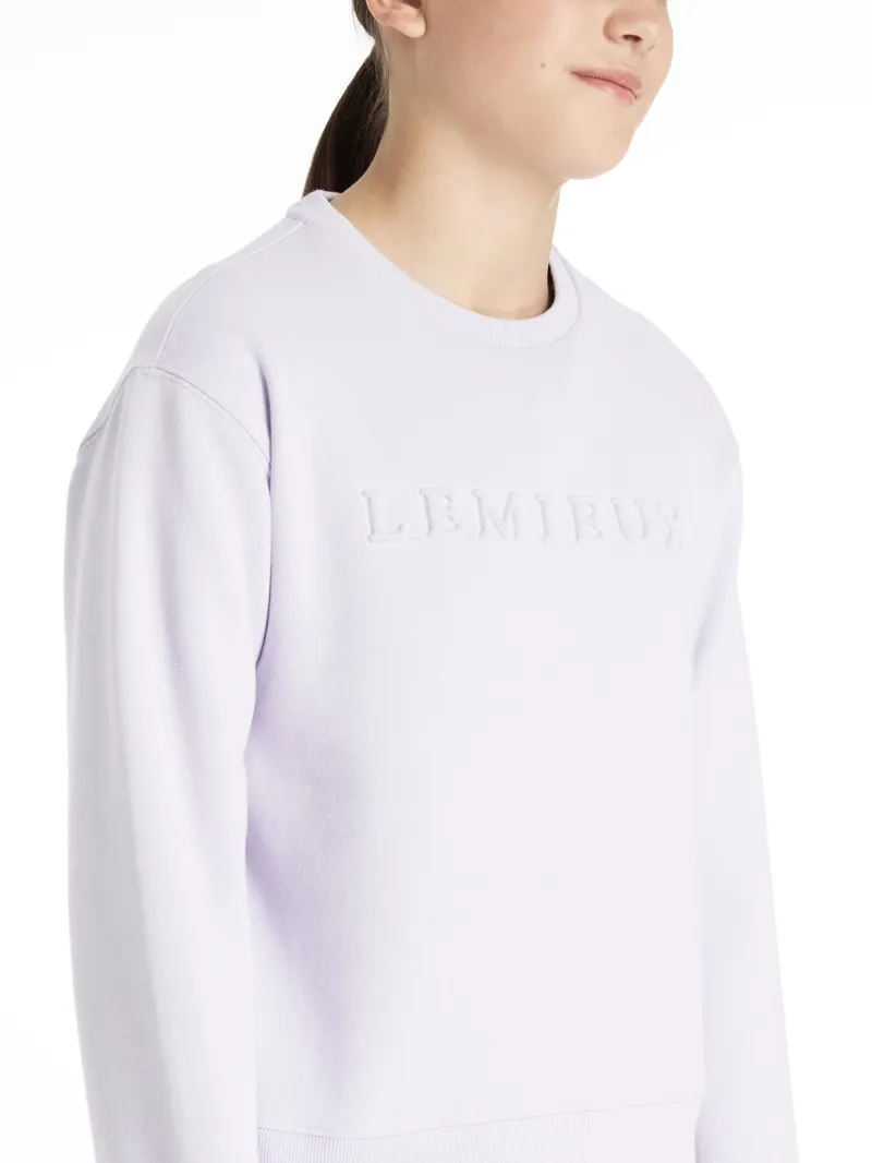 LeMieux Young Rider Carmen Crew Sweat - Lilac-2