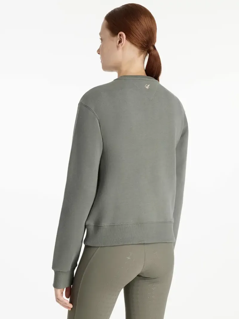 LeMieux Young Rider Carmen Crew Sweat - Rosemary-2