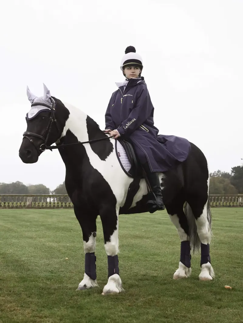 LeMieux Classique Pom Hat Silk - Lilac-3