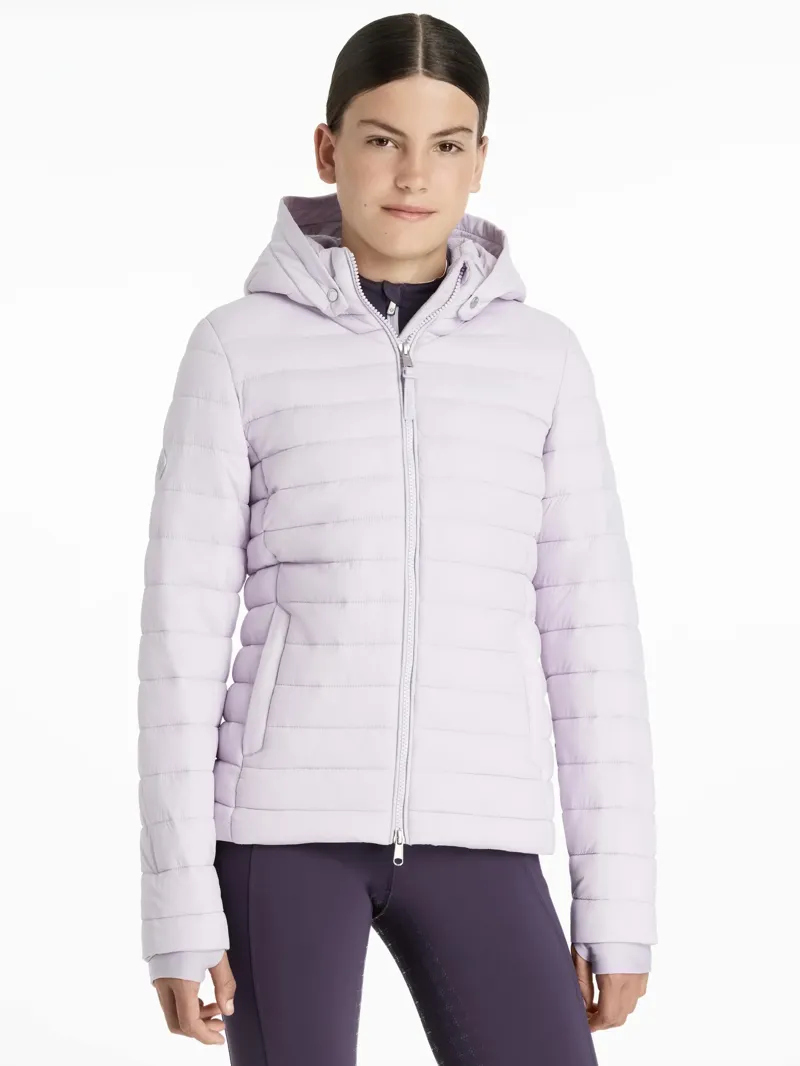 LeMieux Young Rider Ruby Puffer Jacket - Lilac-1