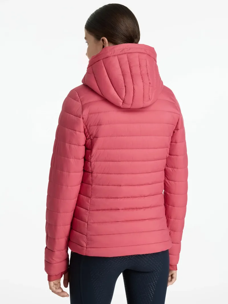 LeMieux Young Rider Ruby Puffer Jacket - Cranberry-2