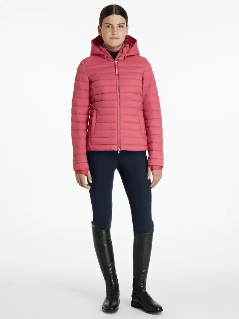 LeMieux Young Rider Ruby Puffer Jacket - Cranberry