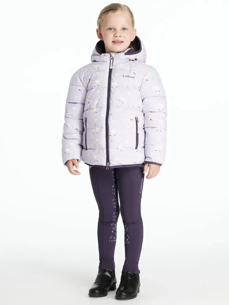 LeMieux Mini Printed Lilo Puffer Jacket - Lilac