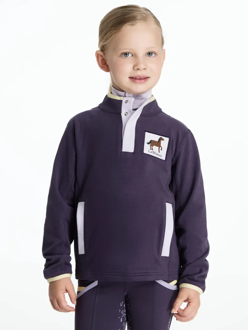 LeMieux Mini Mae Popper Fleece - Juniper-1